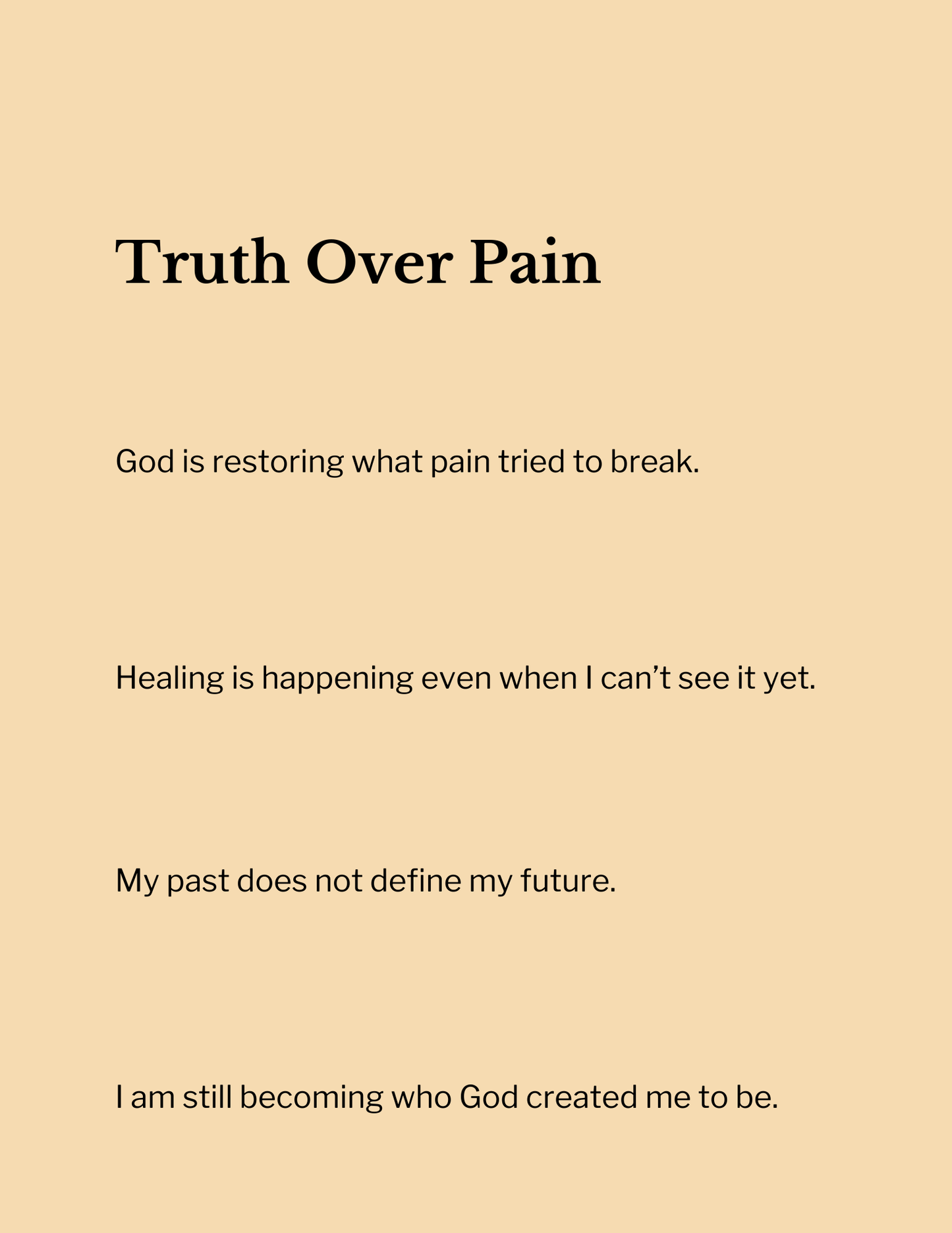 Still Becoming: The First Step — A Healing Reset Guide | $7.00