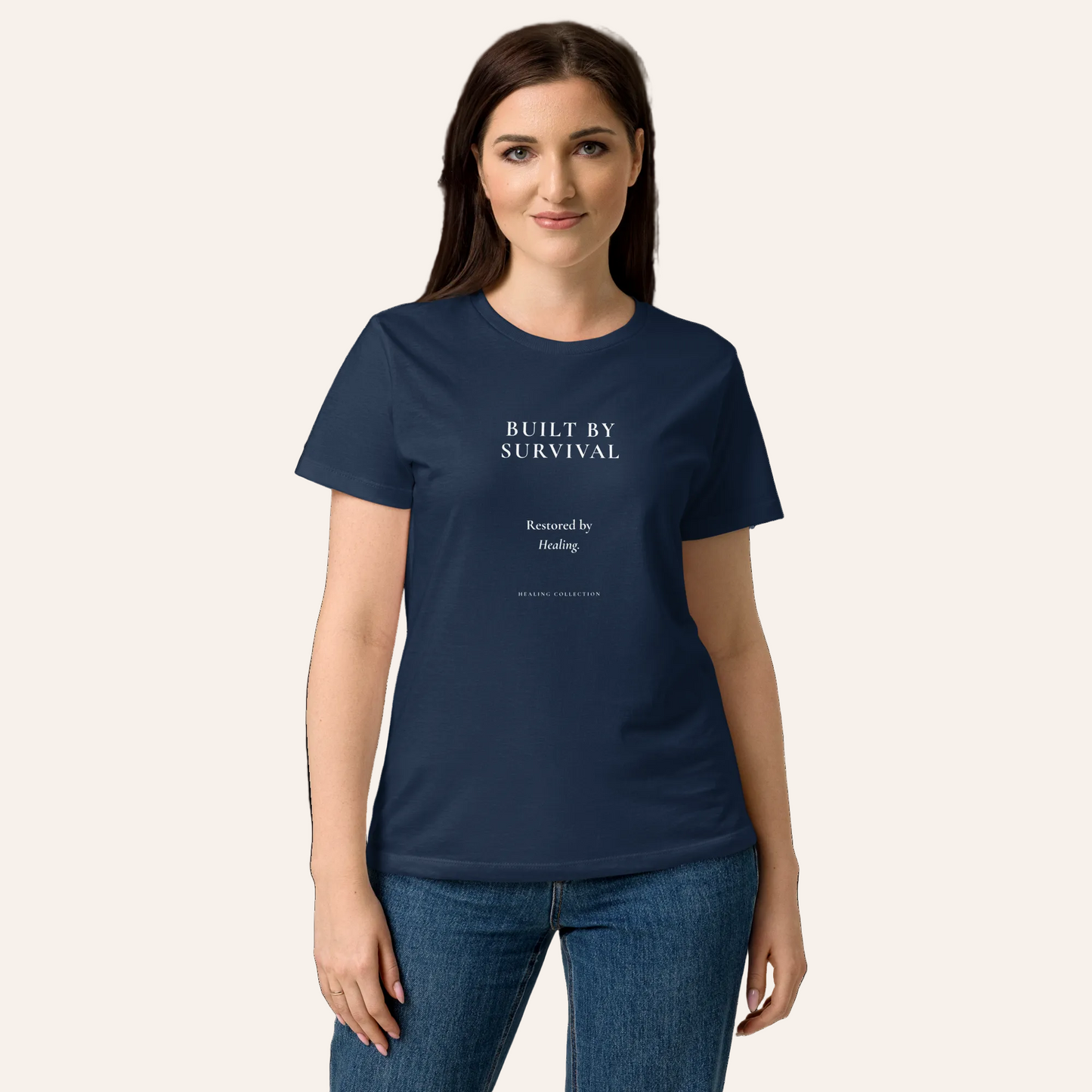 Built By Survival. Restored By Healing. — Signature Tee