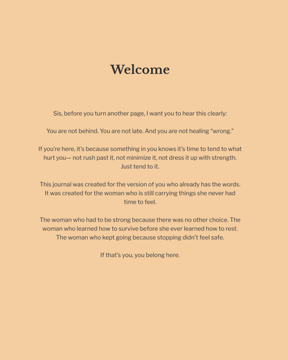 Still Becoming: Healing What Hurt You—Journal