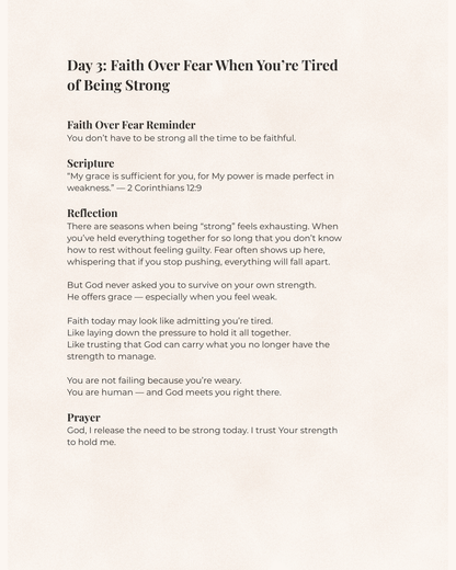 Faith Over Fear: Gentle Truths For When Fear Is Loud and Faith Feels Quiet
