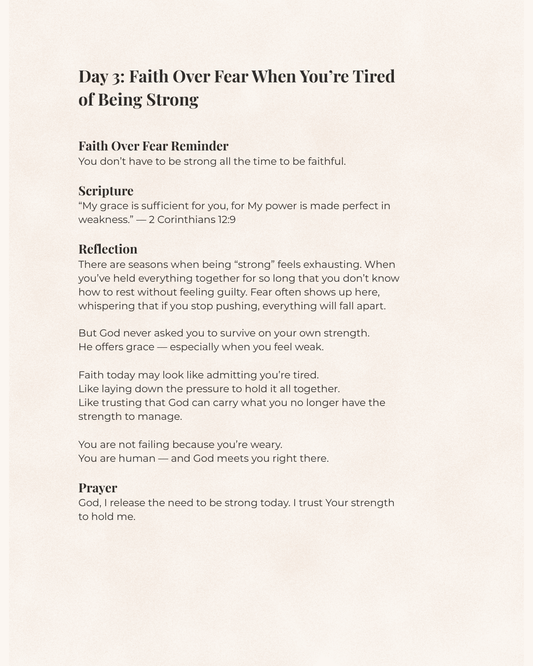 Faith Over Fear: Gentle Truths For When Fear Is Loud and Faith Feels Quiet