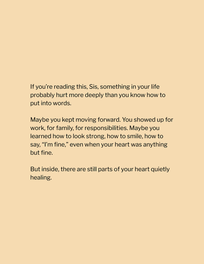 Still Becoming: The First Step — A Healing Reset Guide | $7.00