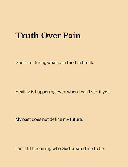 Still Becoming: The First Step — A Healing Reset Guide | $7.00