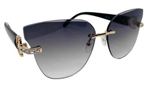 Becoming Unfiltered Luxe Rimless Sunglasses