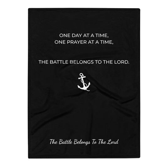 "One Day At A Time"  Blanket 30x40